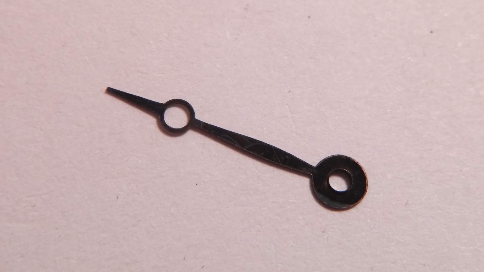 Breguet Hand. 14mm from bottom of hole. 120/35. 13, 75, 28386 non brilliant – B