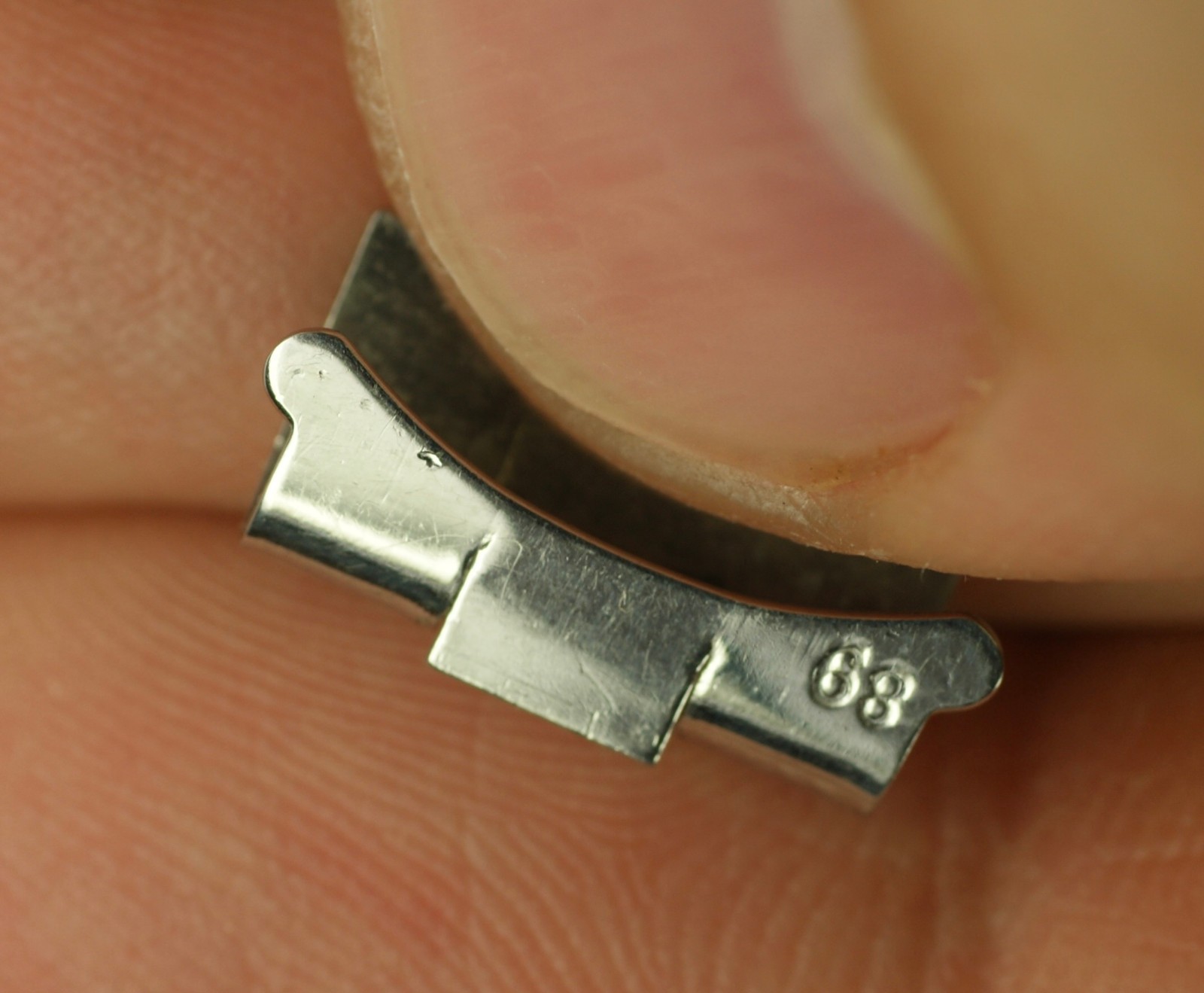 ROLEX Genuine Vintage 68 End Link 13mm for 6251 Jubilee Bracelet
