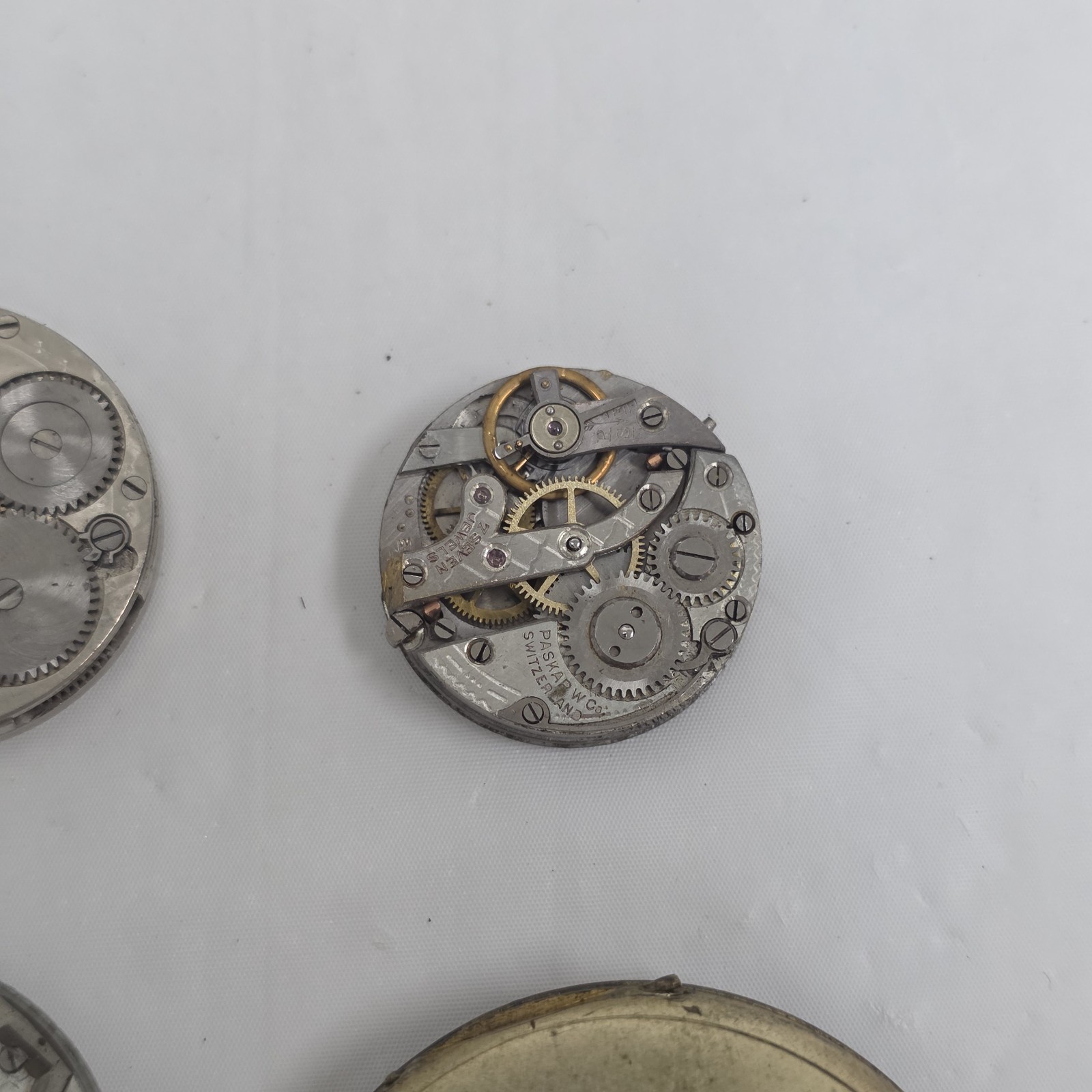 Lot Watch Movement Parts Elgin Avalon Vivid Waltham Variety Mechanical AS-IS
