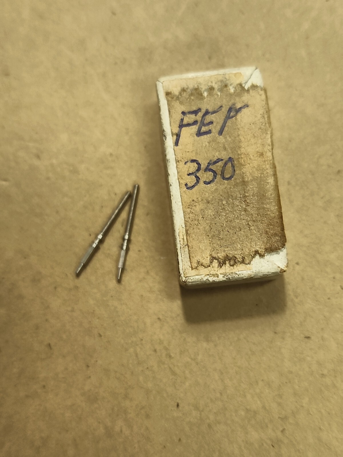 2 NOS FEF 350 Winding Stems-15mm Long