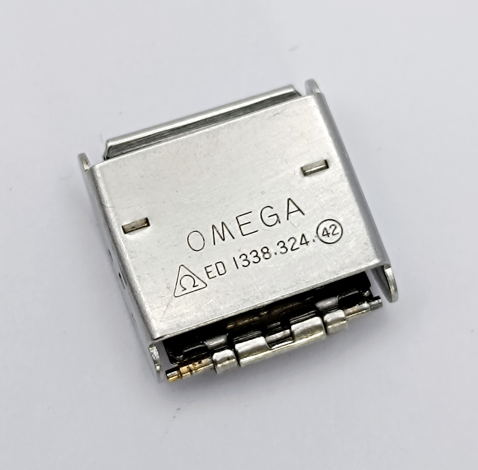 Omega Sliding Clasp ED 1338.324 42 Steel 18mm Omega Watch Bracelet Clasp