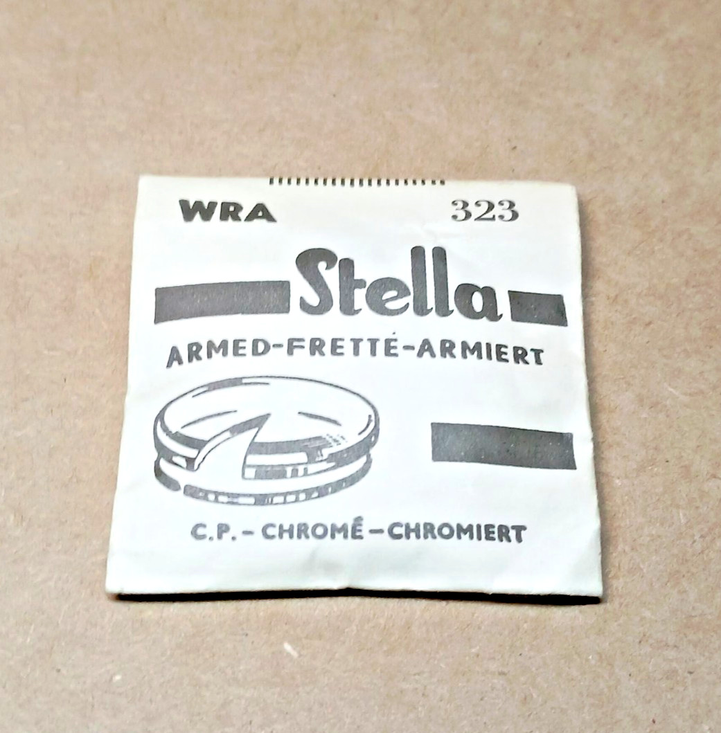 Vintage Stella WRA323 Chrome Watch Crystal
