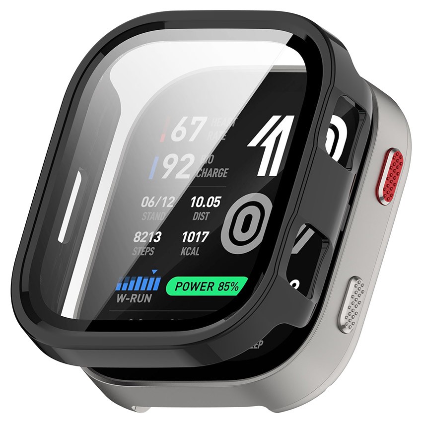 PC + Tempered Glass Protective Film Watch Case Armor for Amazfit Bip Max (A2568)