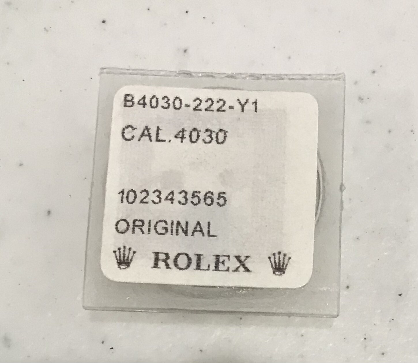 Rolex Calibre 4030 Axle for Setting Lever 4030-222 – New Sealed Package
