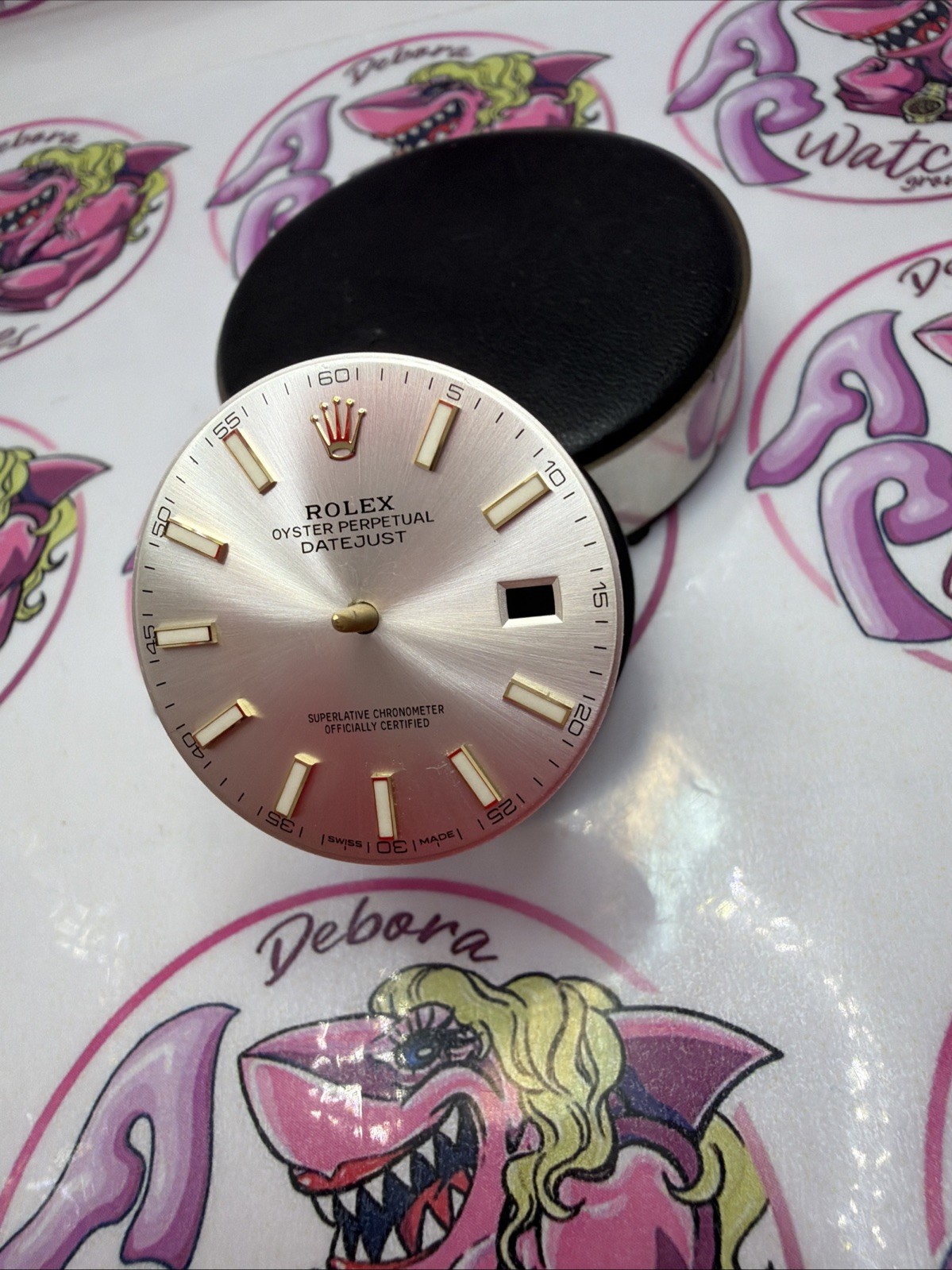 Rolex Datejust Dial 41mm Ref 126303 126333 Silver Index Genuine Cal. 3235