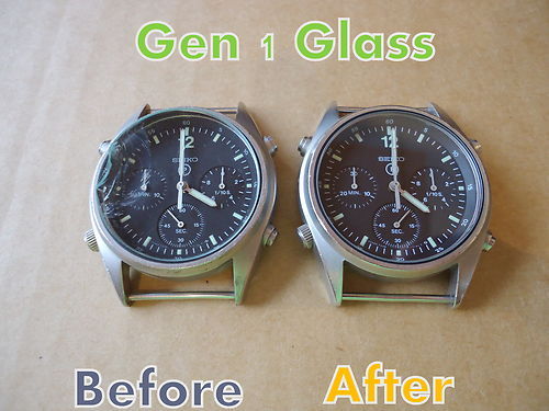 SEIKO PILOT GENERATION 1 CHRONO REPLACEMENT GLASS 7a28a GEN1 MILITARY pilot
