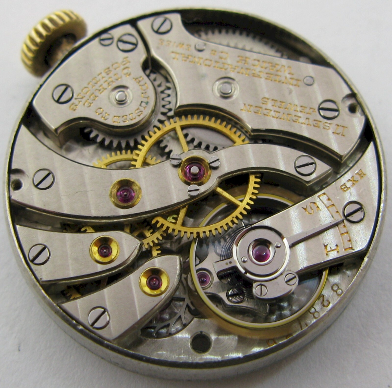 Lady IWC 86 17 jewels 3 adj. INCOMPLETE watch movement for part …