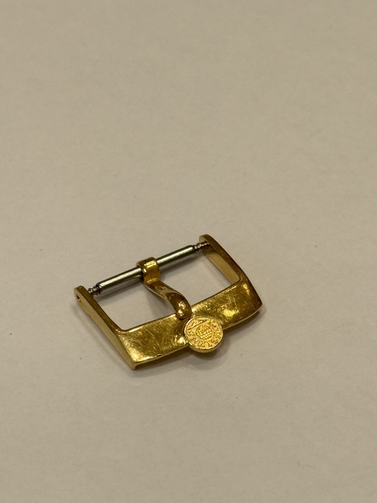 Longines Buckle 16mm Solid Gold 18k Swiss Made Rare Genuine !