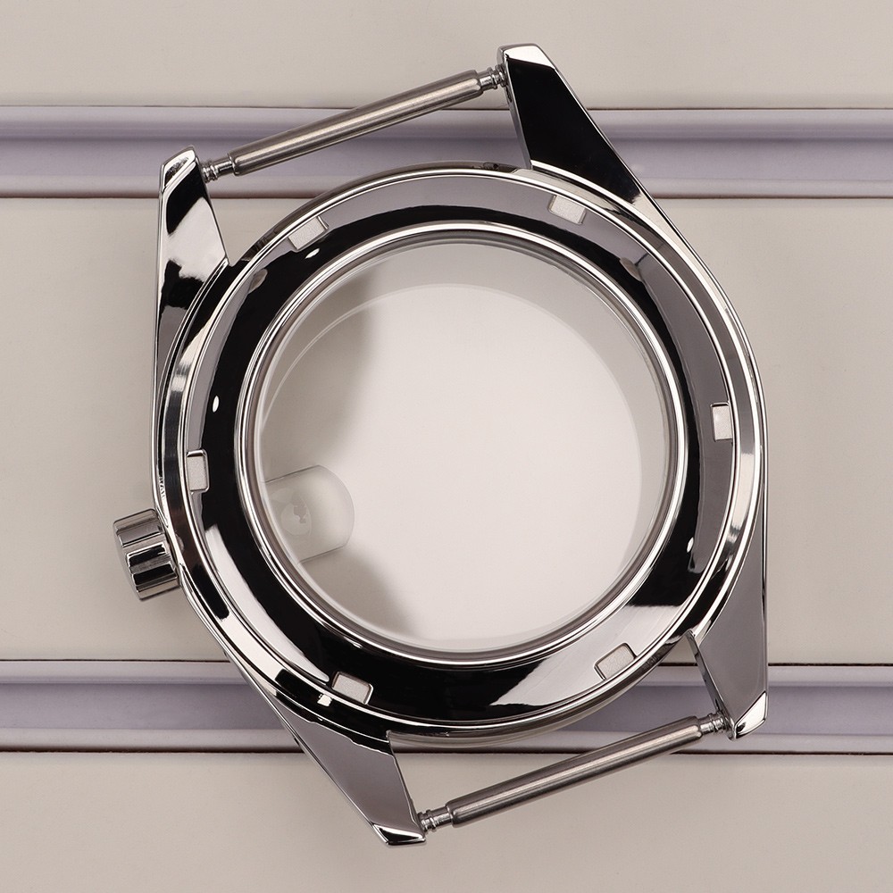 39.2mm Man Watch Case 316 Stainless Steel 10ATM For Seiko NH34 35 36 38 Movement