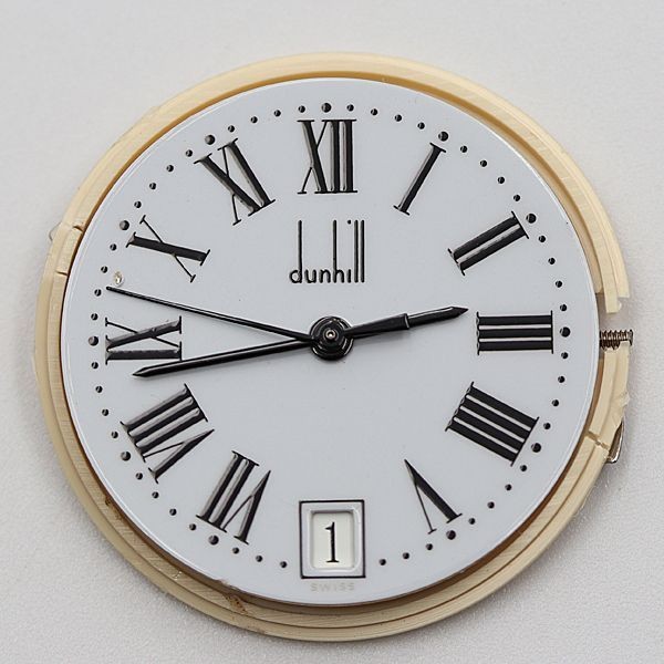 Dunhill Genuine Movement Dial M903.4779 Wrist Watch Parts White Color For Parts
