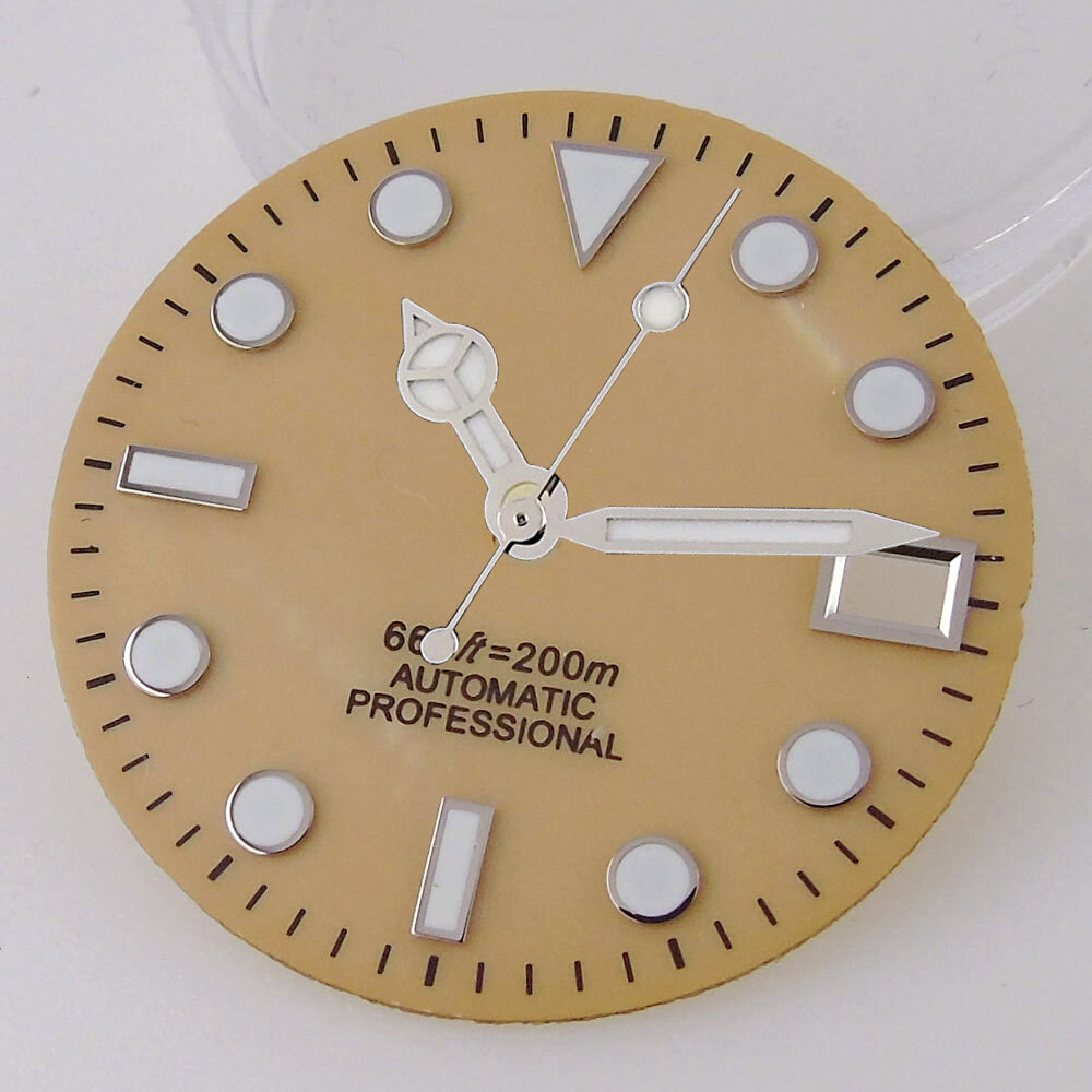 28.5mm Mother of Pearl Dial Hands Set Fit NH35A NH36A 7s26 Automatic Movement