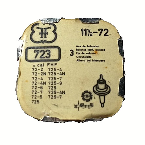 FHF Font 72 725 729 Balance Staff watch part #723 (3-pack)