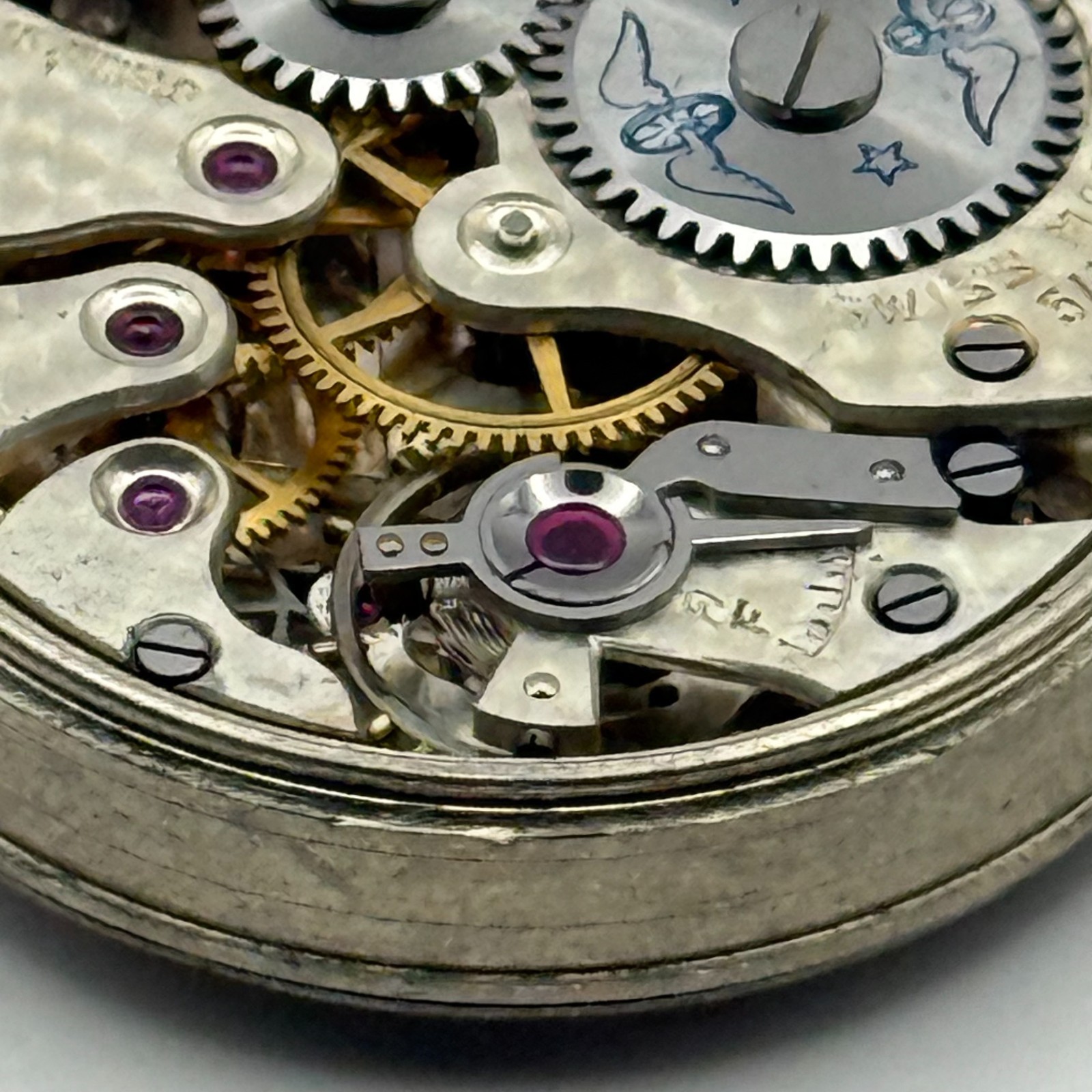 Rotary 5/400 Watch Movement Super Sports Shockproof Running Manual Parts 27.2mm