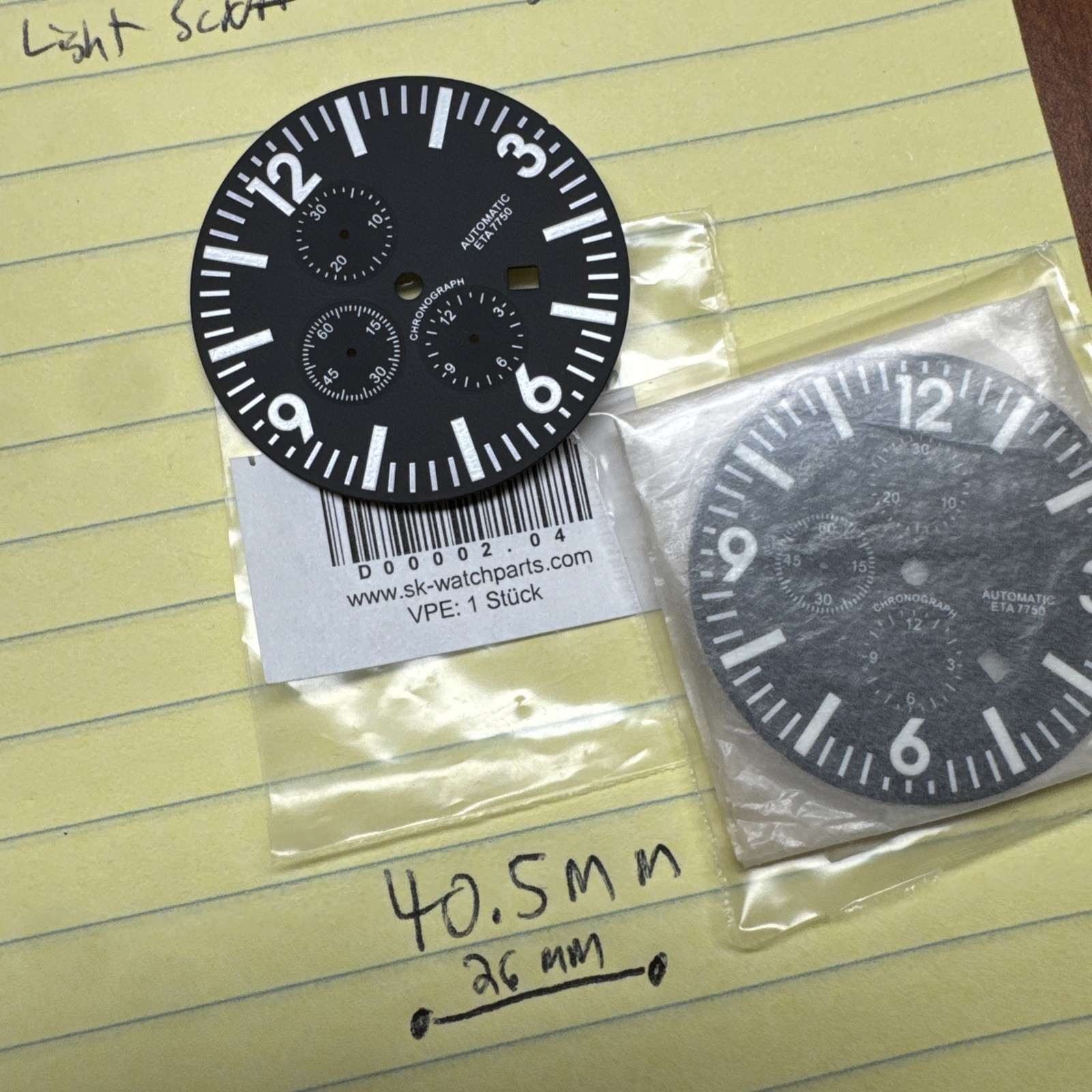 15 Watch Dial Lot MOST NEW 28.5 28mm 29.5 40.5 NH35/36