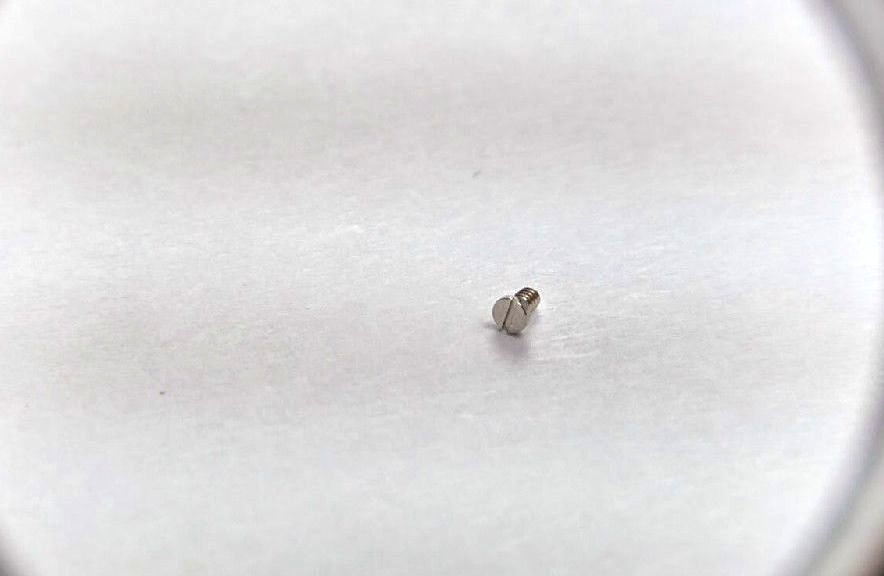 genuine ROLEX CAL. 3035 55001 BARREL BRIDGE / TRAIN WHEEL BRIDGE SCREW 1530