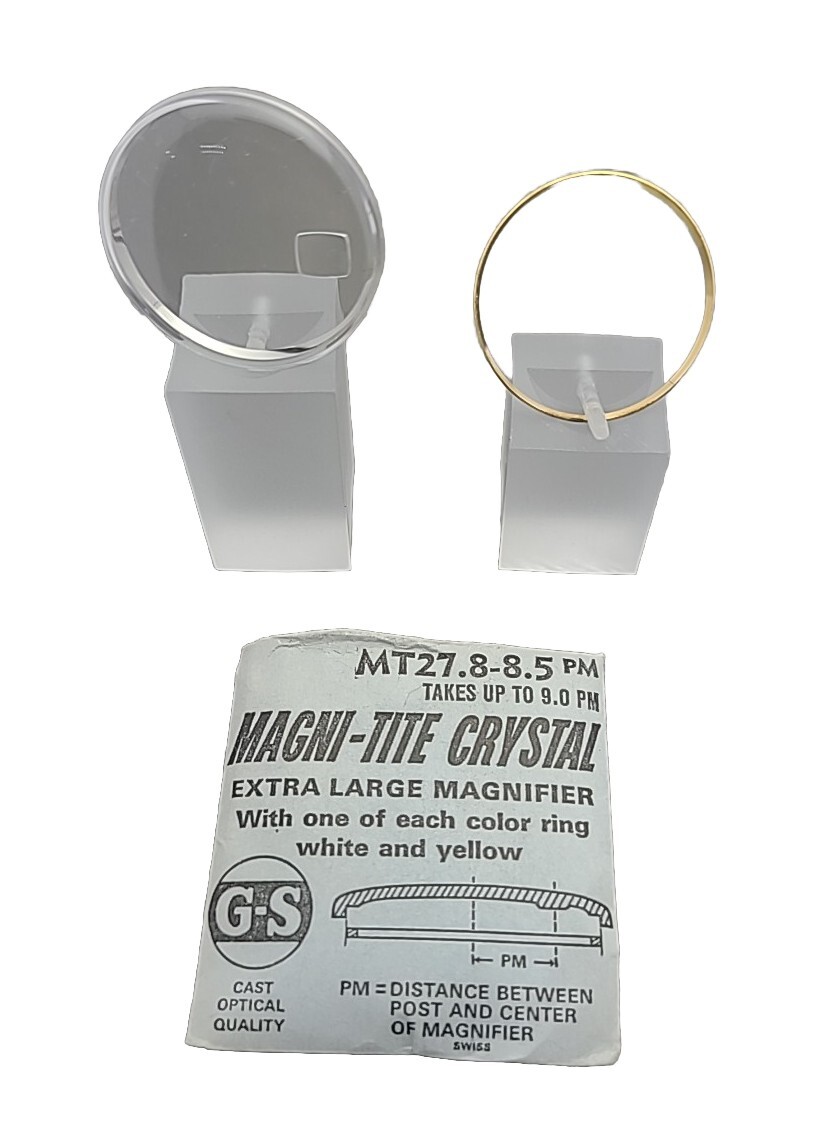 27.5mm-28.9mm x 8.5PM-10.0PM Watch Parts Acrylic Glass Clear Dome Round
