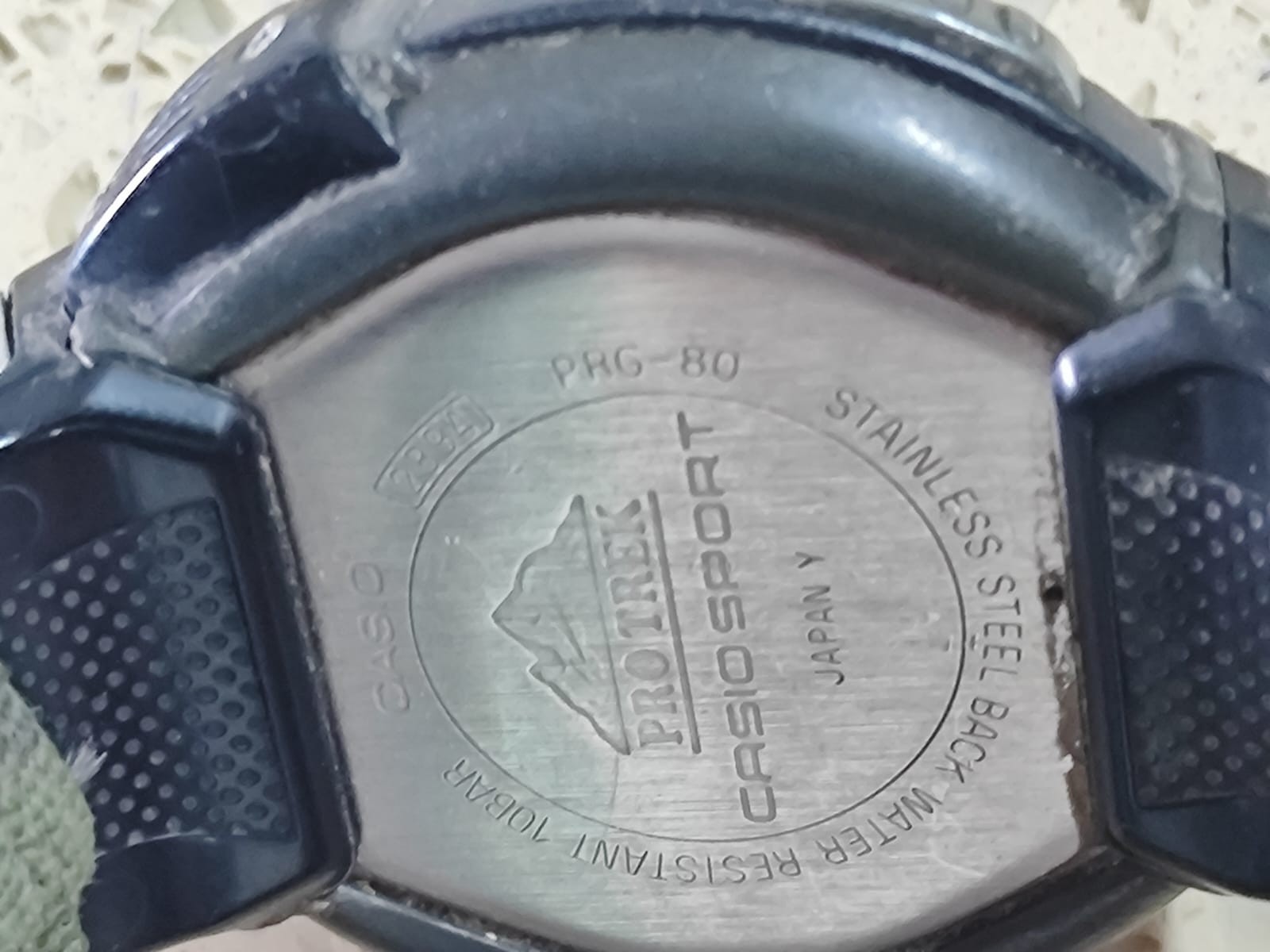 CASIO,PRO TREK,PRG-80 Mod 2894 Watch Vintage WORKING Y
