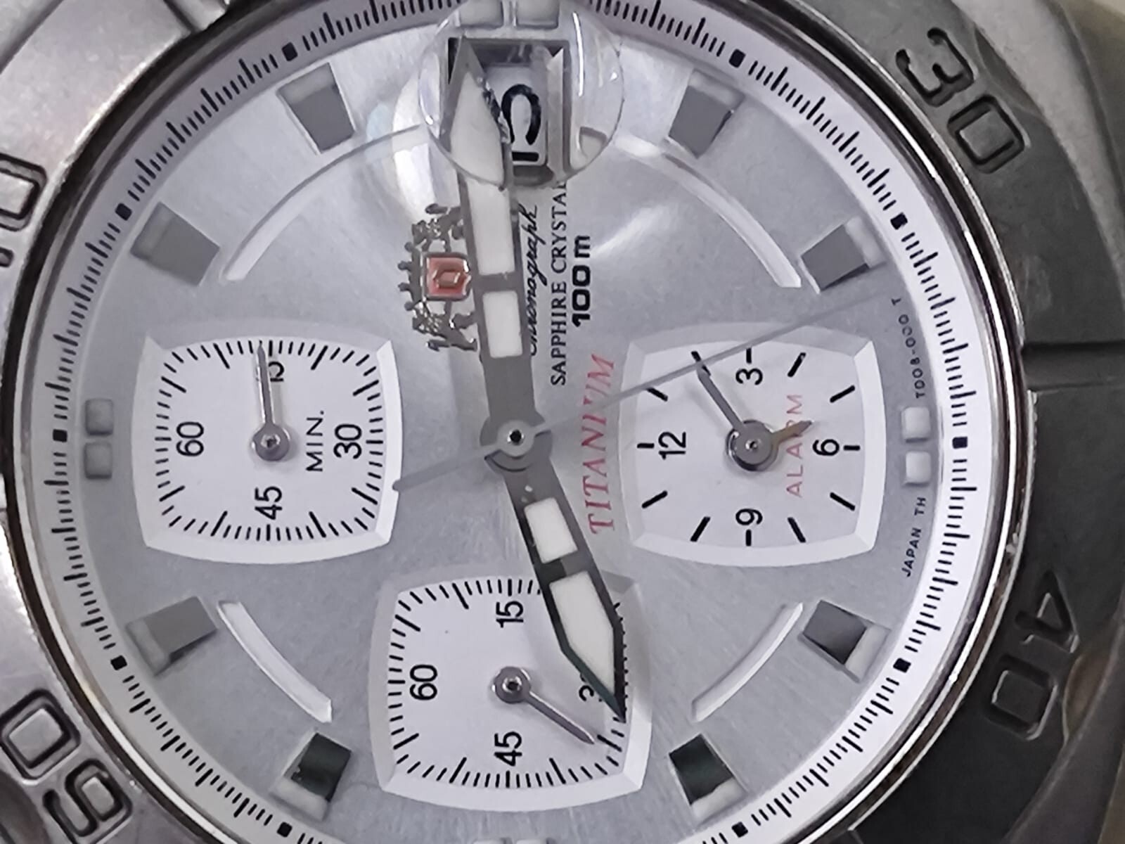 Orient Orient TD08-C TITANIUM Chronograph 100m Diver Working Used