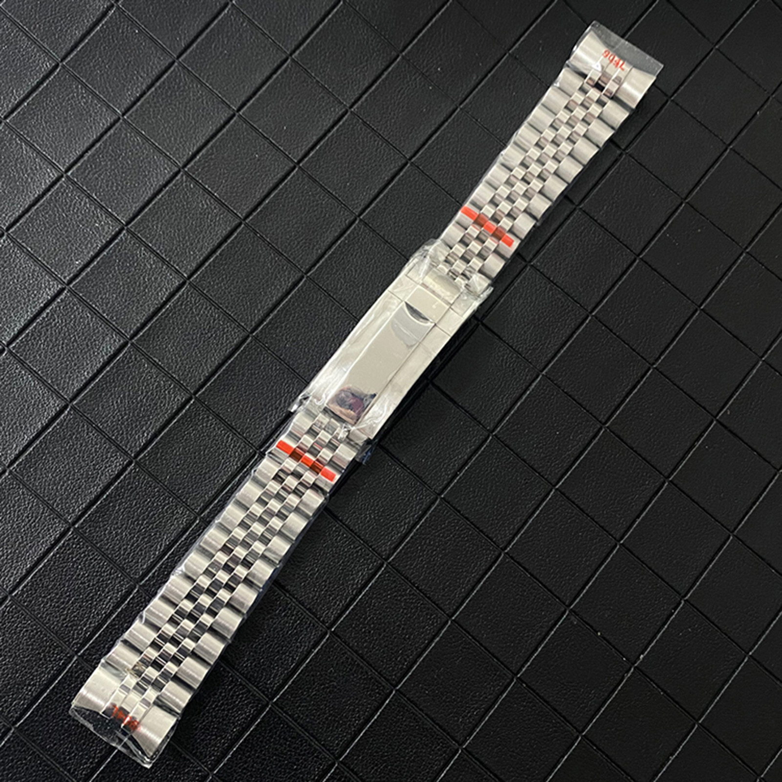 39MM Stainless Steel Ceramic Bezel Watch Case Strap for VK63 Quartz Movement