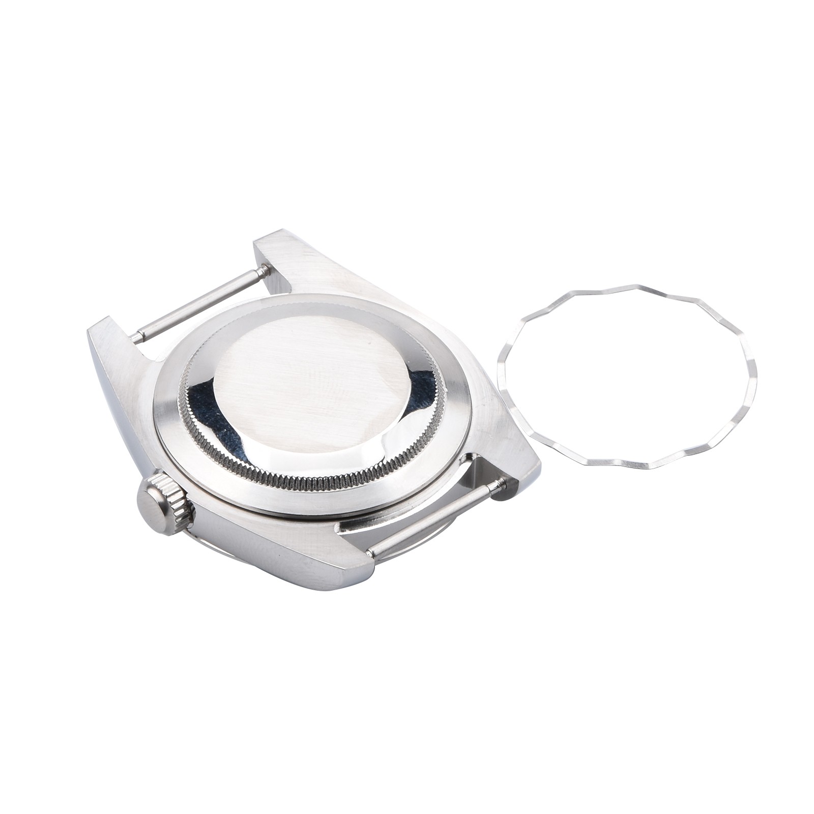 39mm 5ATM Life Waterproof Sapphire Glass Steel Watch Case For Seiko NH35 NH36 A