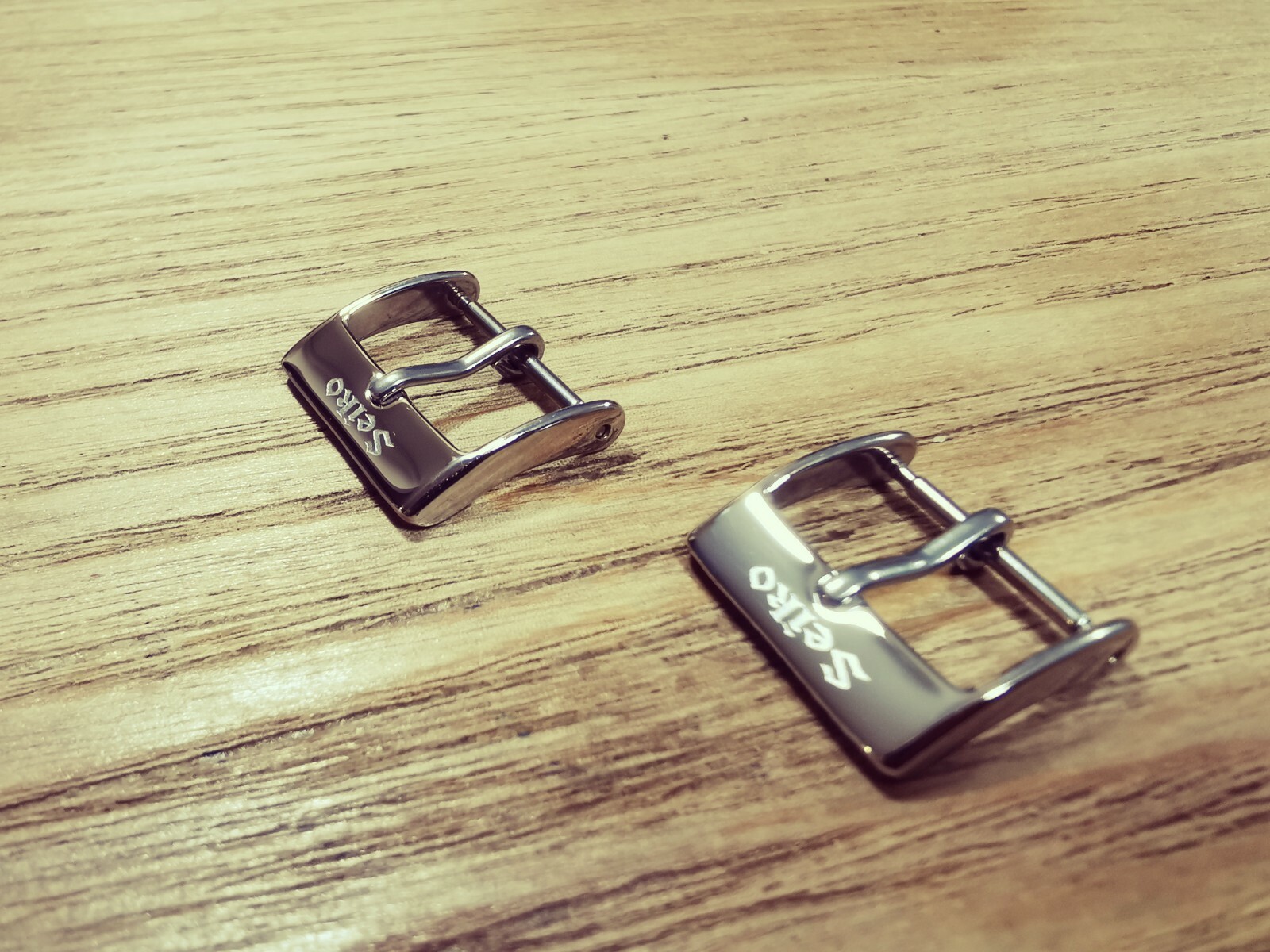 Seiko watch buckles Retro 16mm/18mm silver