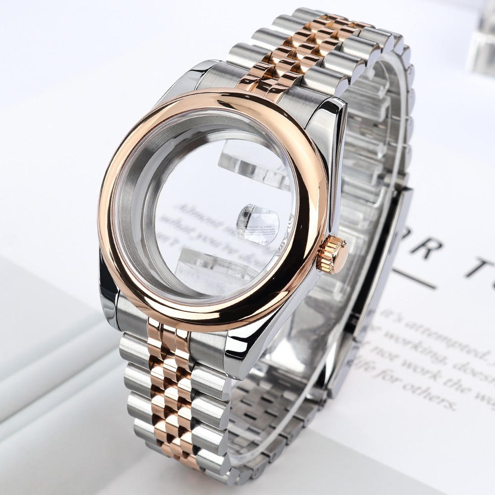 36mm/39mm Oyster NH35 Watch Case Domed Bezel 10ATM For Seiko NH35 36 Miyota 8215