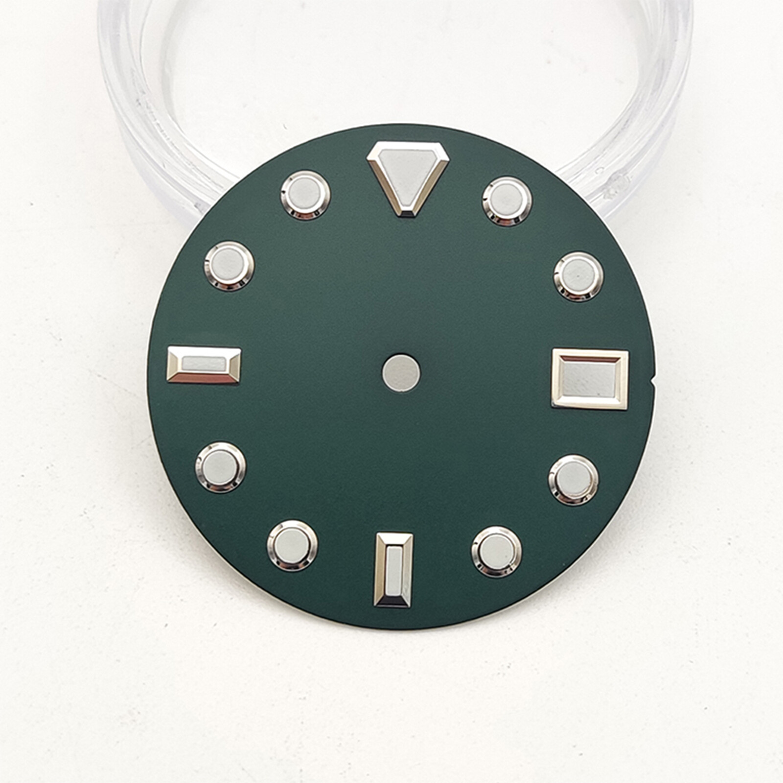For NH35/36/4R36 Movement 28.5mm Green Luminous Watch Dial Modified Watch Kits