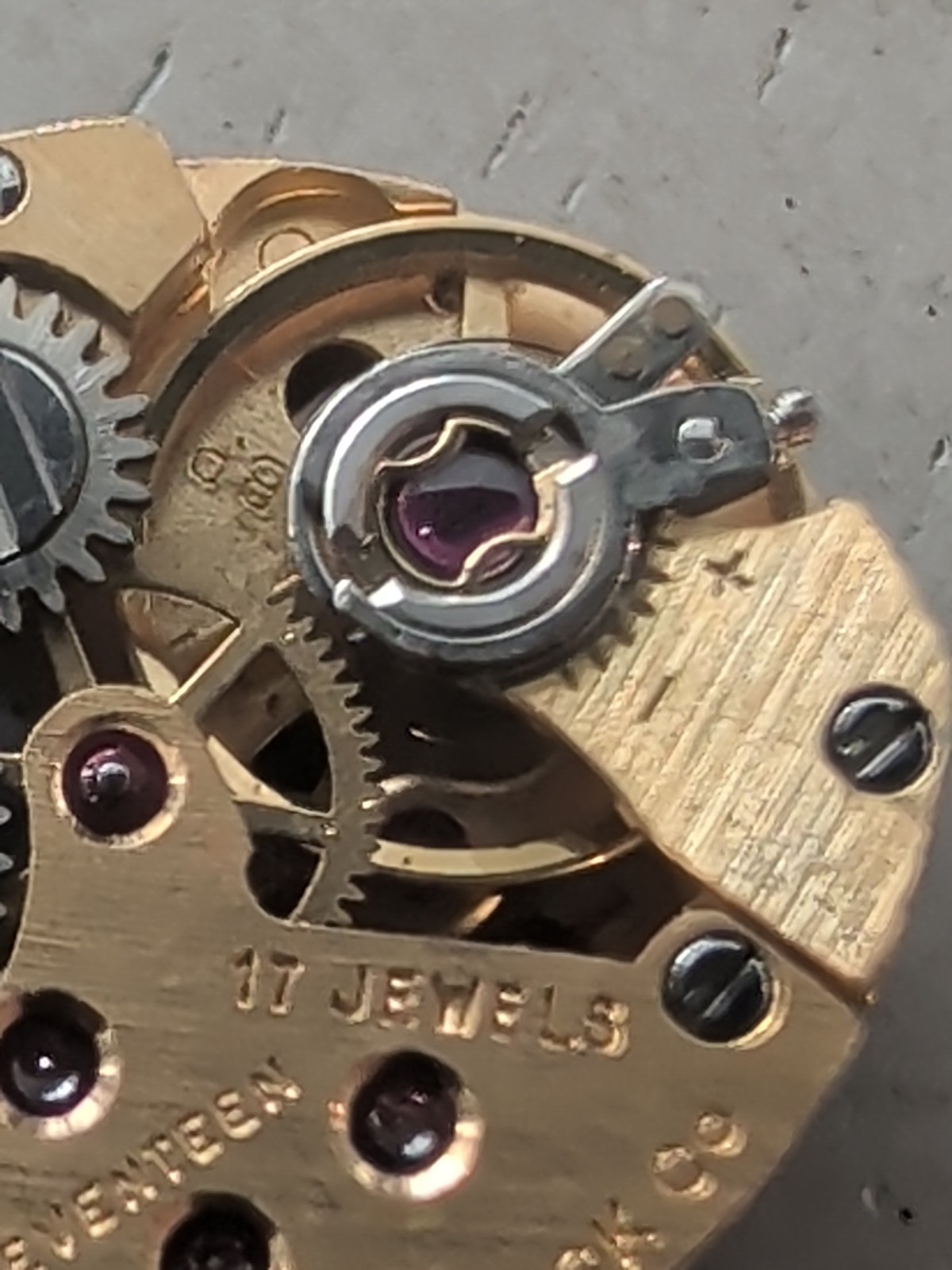Tradition Sears Roebuck Watch Co. Movement 17 Jewel Parts/Repair