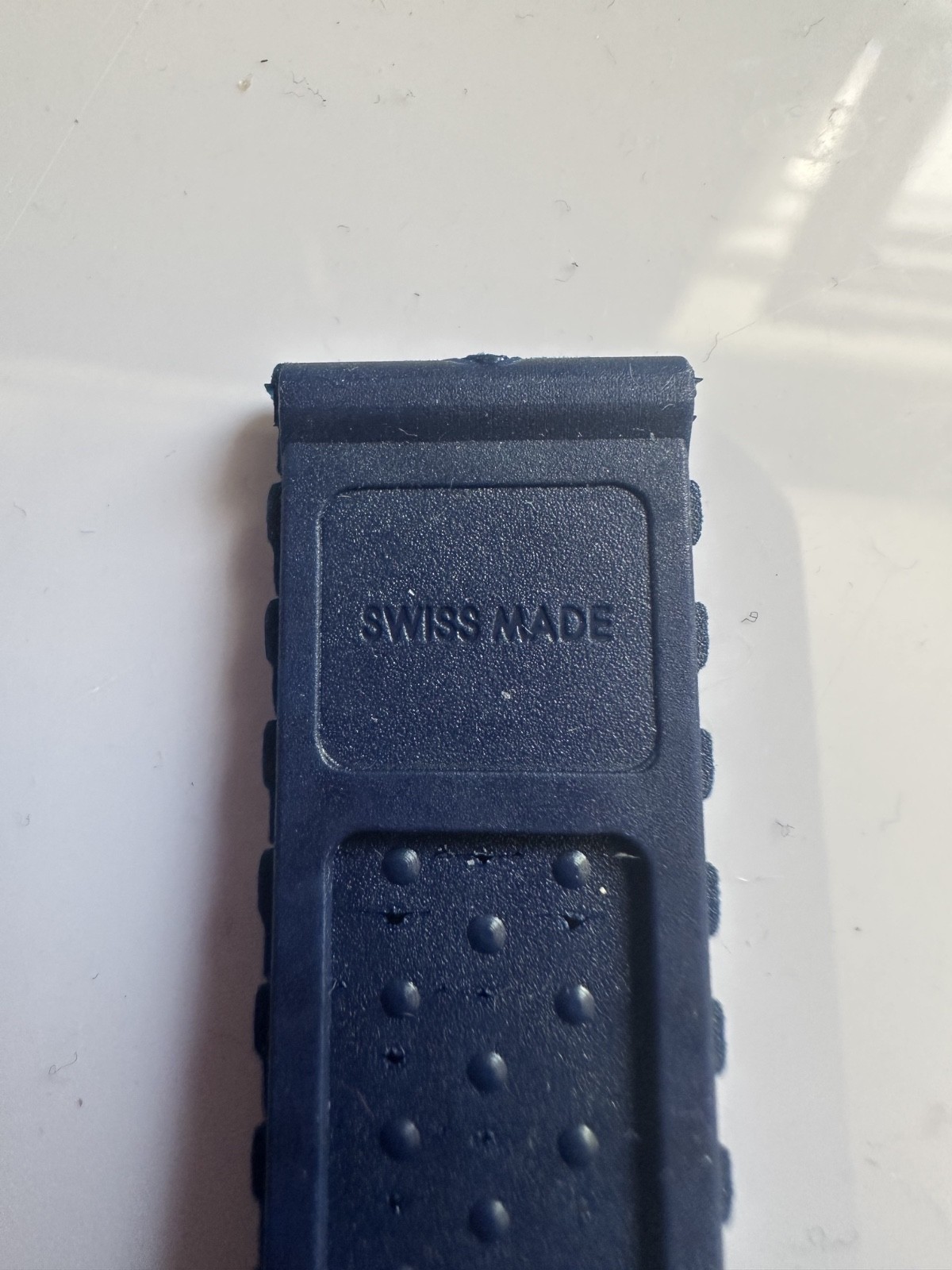 New Strap / Band / Bracelet for Lacoste Watch in Blue Resin 18 mm