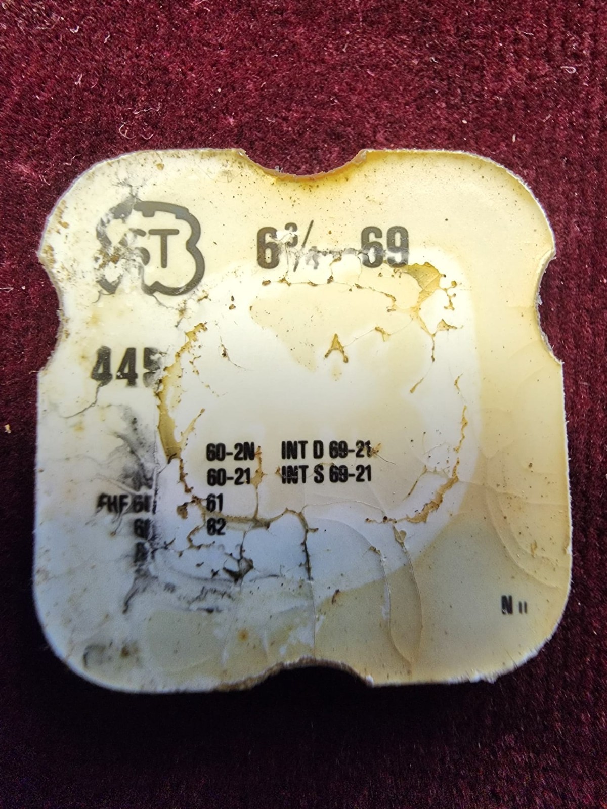 Vintage ST 6¾–69 Balance Cock Parts #445 – Swiss Watch Repair Lot (3 Packs)