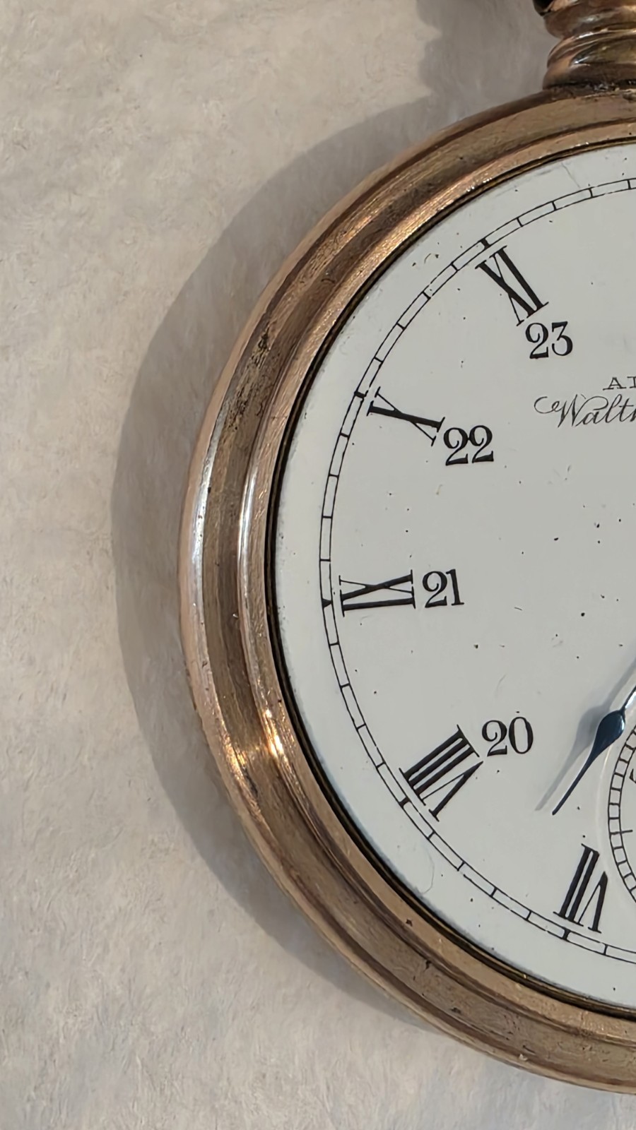 American Waltham Watch Co Grade Bond St 14S Mixed Run 7J-11J Runs Gold Filled