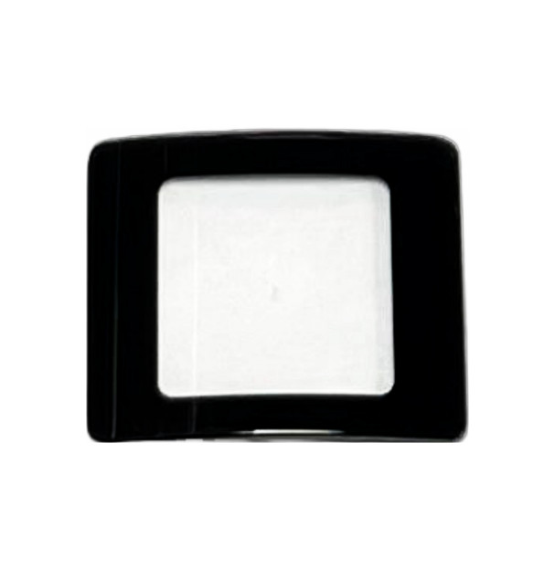 Sapphire Crystal Rado Rectangular Cut Corners Black Border (20.5×17.5)mm