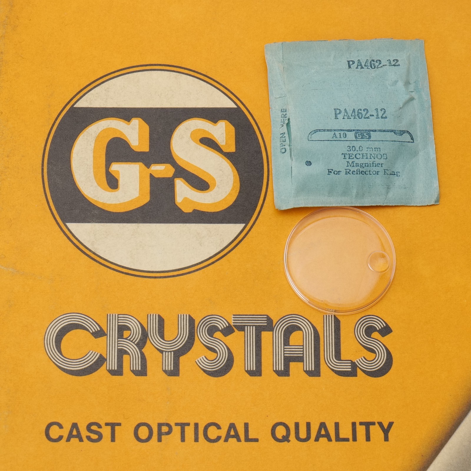 NOS GS Watch Crystal PA462-12 Technos 30.0mm New Old Stock (PA1D22)