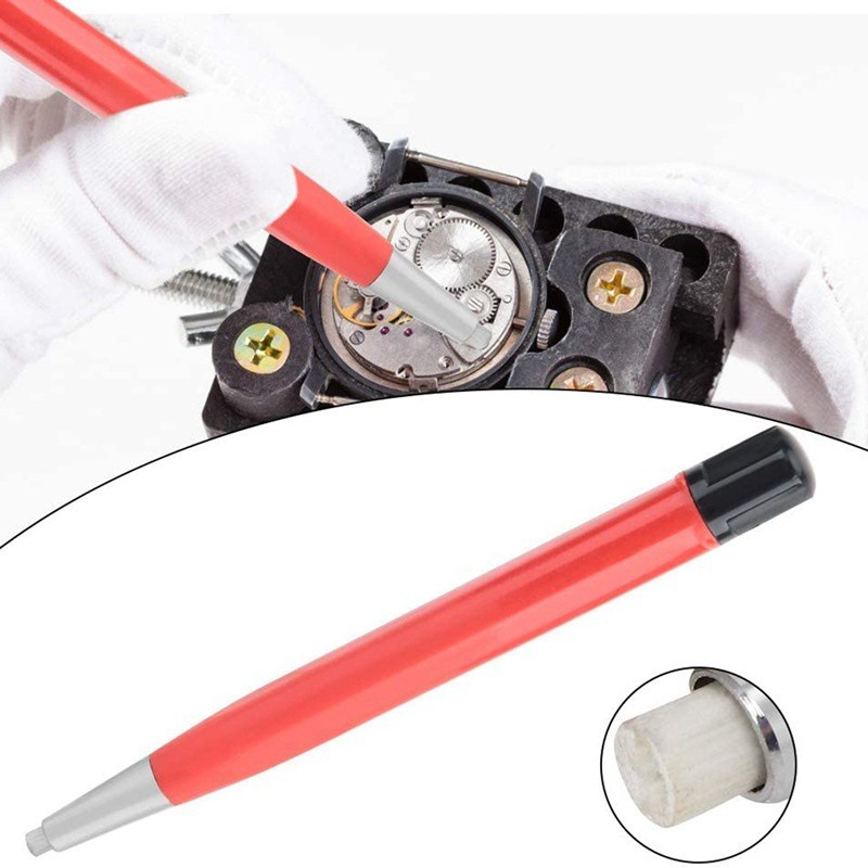 Cleaning Fibre Glass Scratch Pencil Brush Clean & Remove Rust Dirt Pen Watch