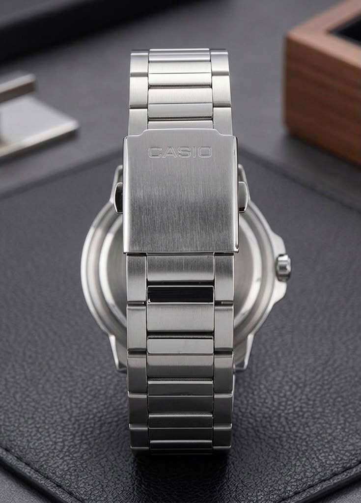 Casio MTD-125D-2A1V Diver Style Tiffany Blue Dial 100M Men Steel Watch
