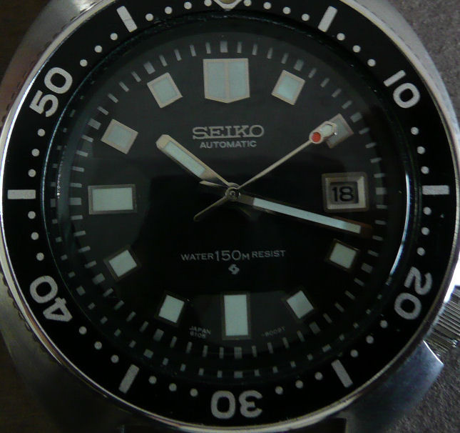 Hands for Vintage SEIKO Diver 6105-8110, 6105-8119, 6105-8000 dive 6105 mod
