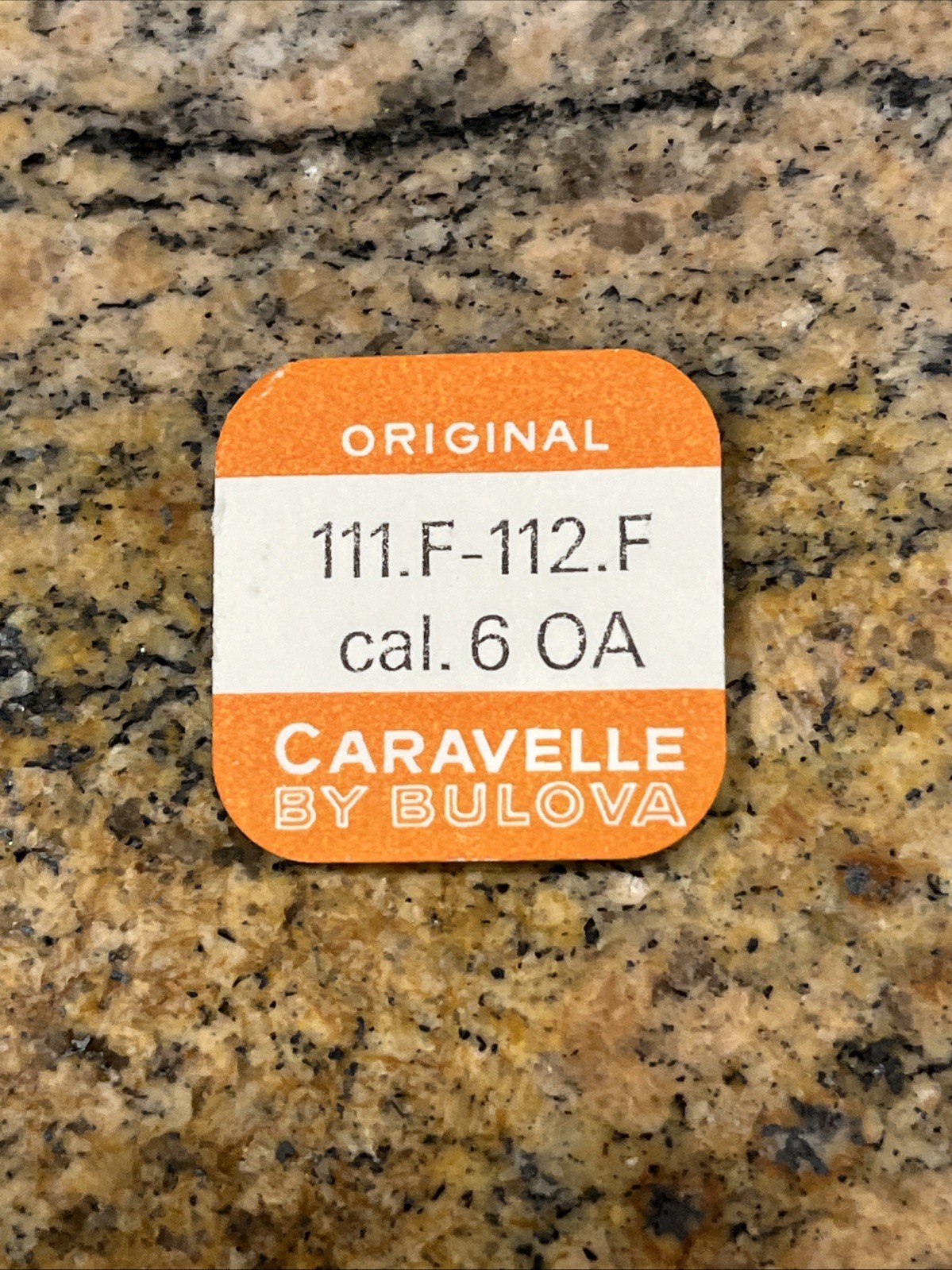 Caravelle Bulova 111.F – 112.F Cal 6 OA Nos Replacement Incabloc Shock Springs