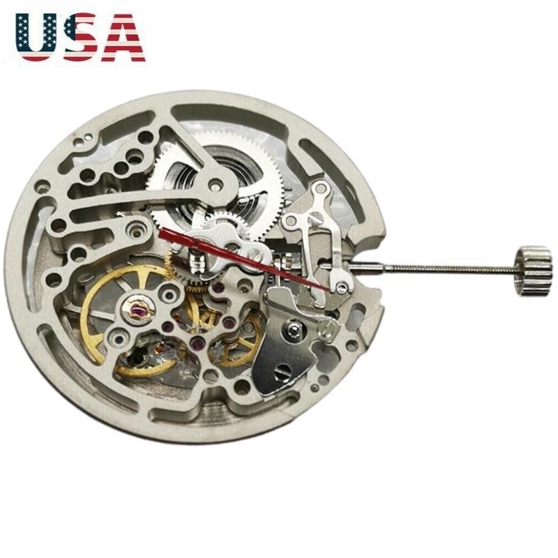 30.95mm Skeleton Automatic Mechanical Watch Movement For Seagull TY2809 Watch B