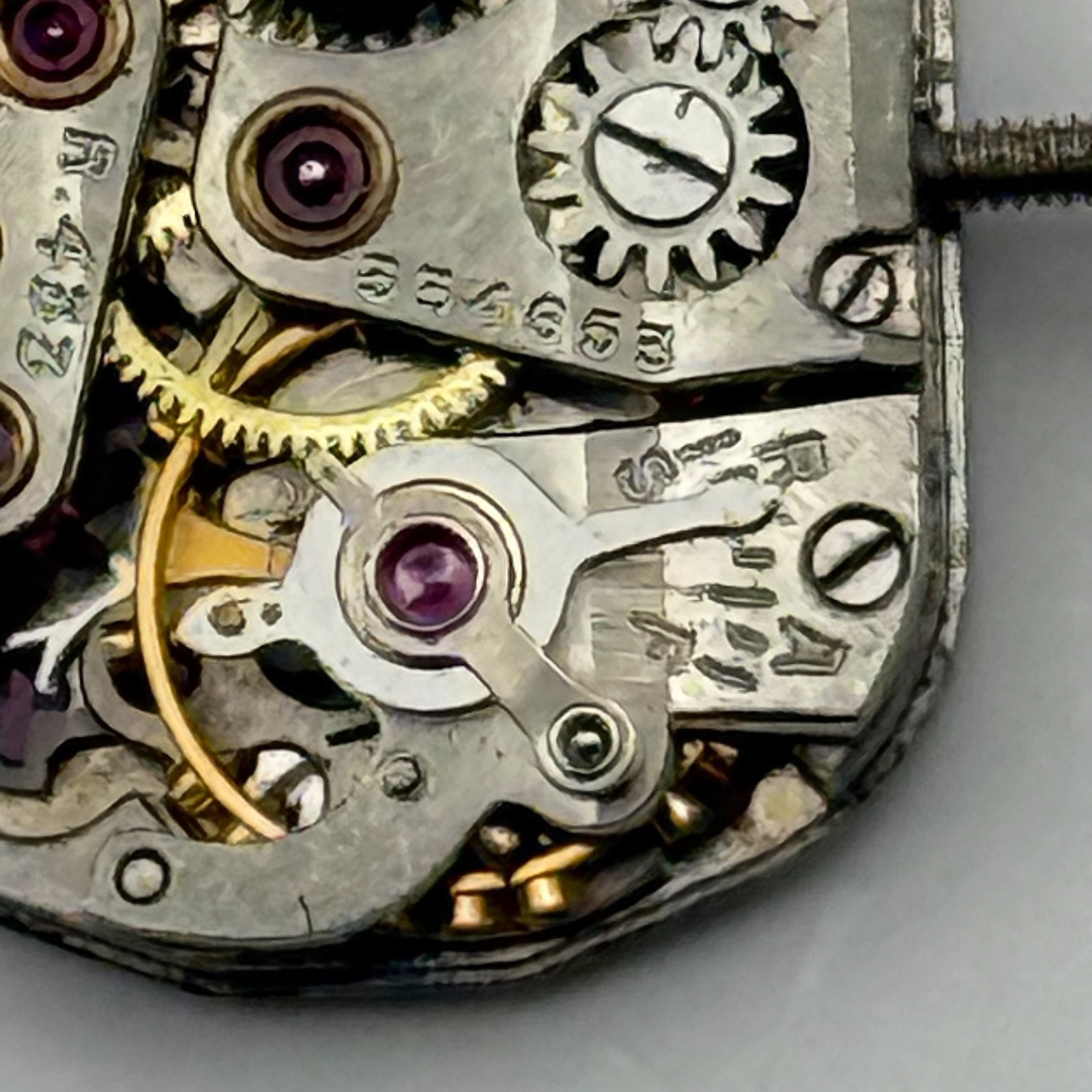 Cyma R433 Watch Movement Tavannes 17Jewels Swiss Manual Wind Parts Repair 11.3mm