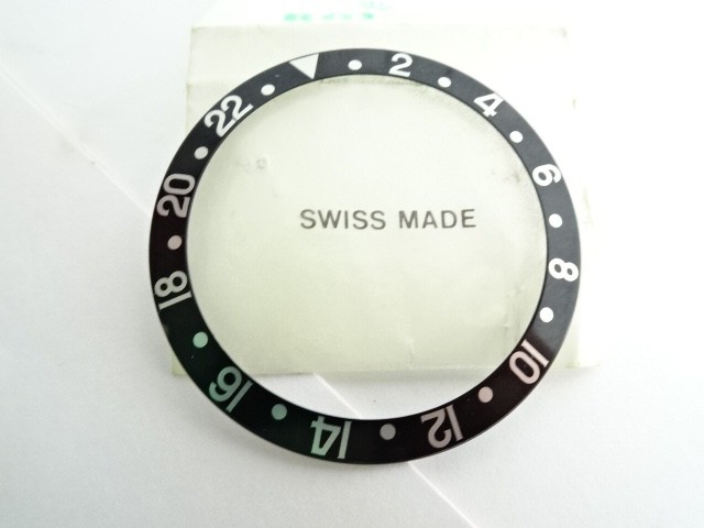 Genuine ROLEX GMT Master BLACK Inlay Bezel 16710 16700 16760 Insert new Conditio