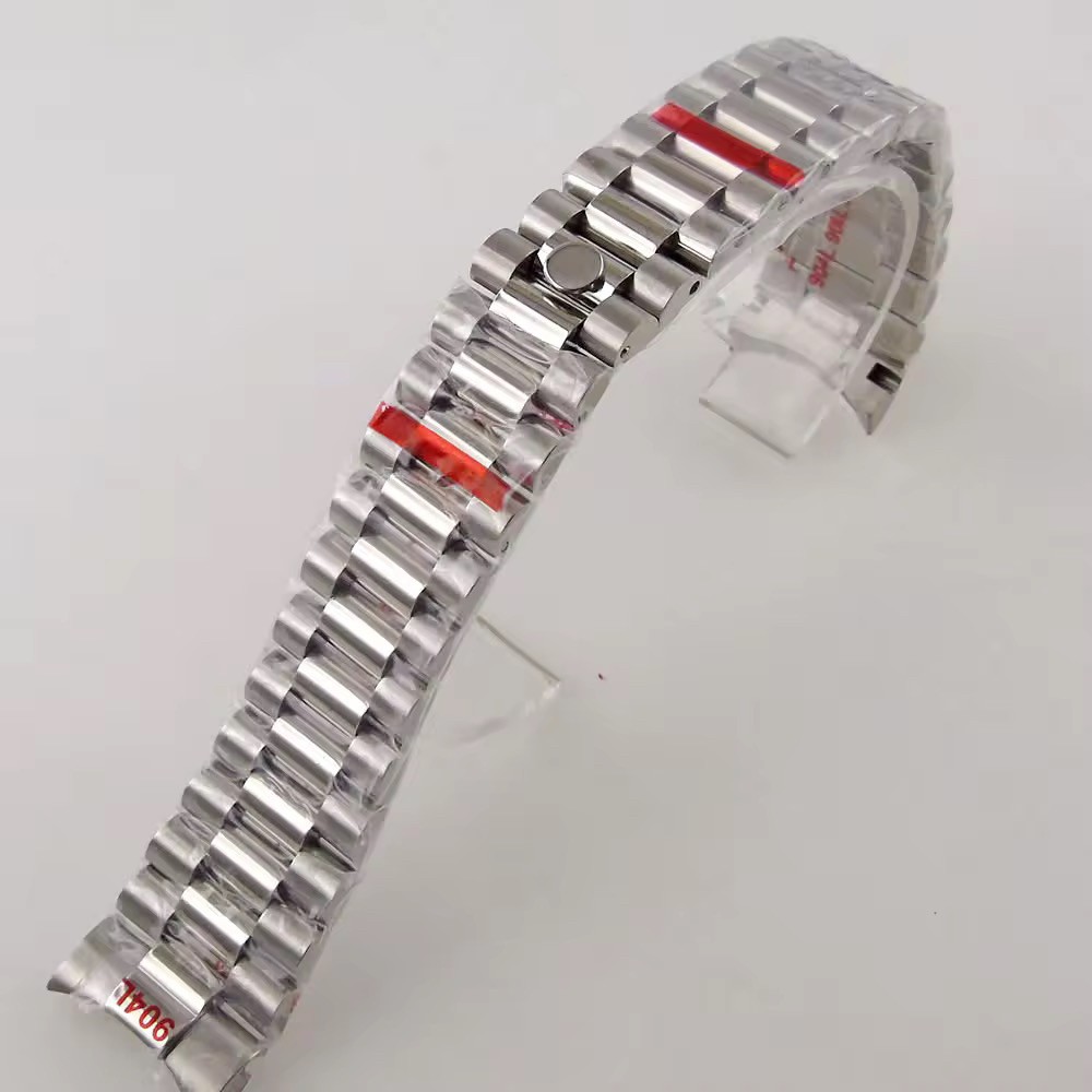 20mm Rose Gold Sliver Gold Stainless steel Watch strap Folding buckle