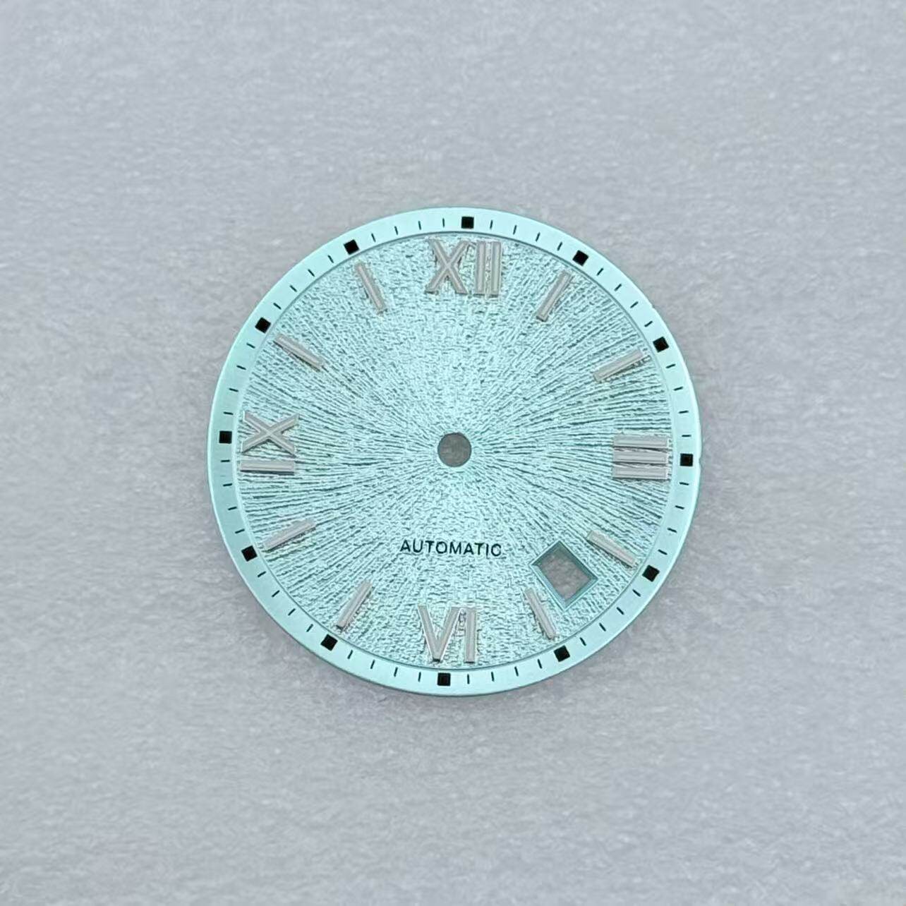 New NH35 Dial 31.8mm Black Purple Fit NH35/36 Movements Watch Accessories