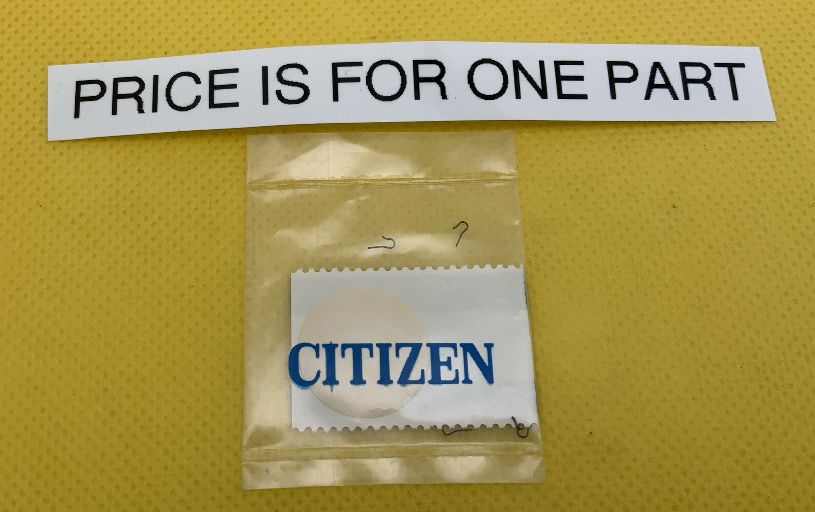 CITIZEN 902-04 Watch Part. Price Is For One Spring. New Old Stock.