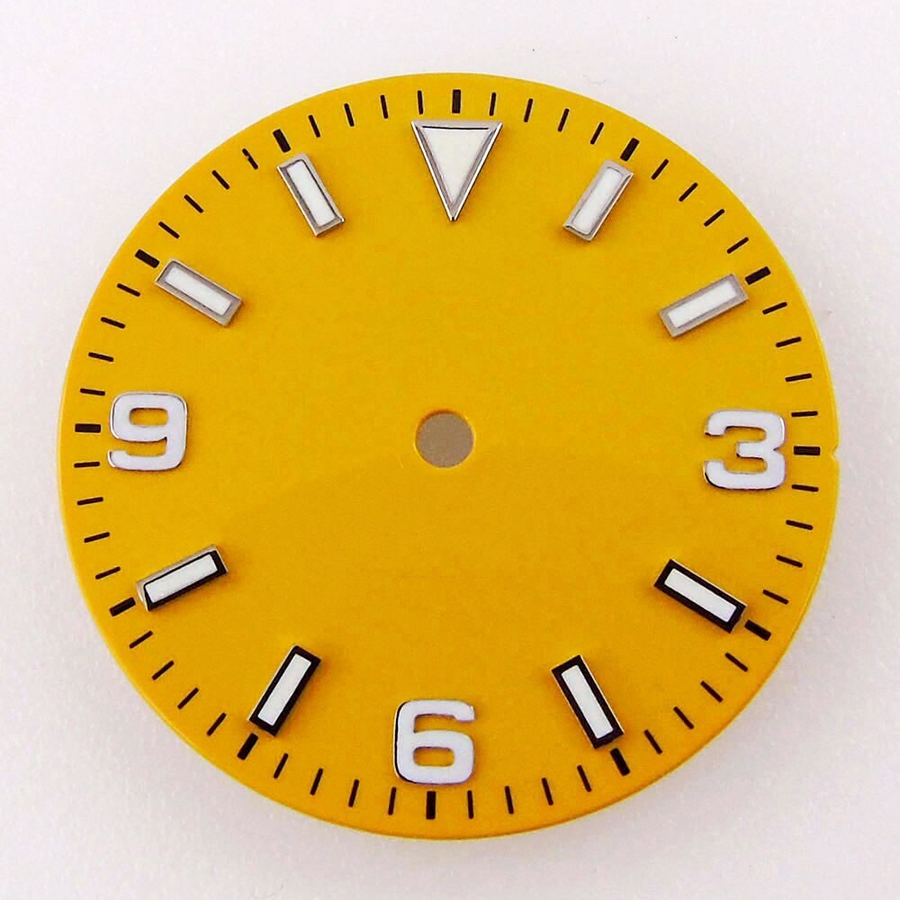 BLIGER Explore 29MM Watch Dial Black fit NH35A NH36A PT5000 MIYOTA ETA 2824