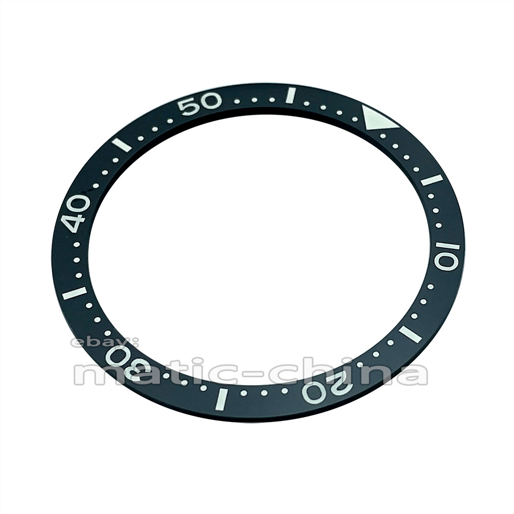 HighQuality Flat 38mm BGW9/C3 Lume Ceramic Bezel Insert Fit SKX007 SKX009 SKX011