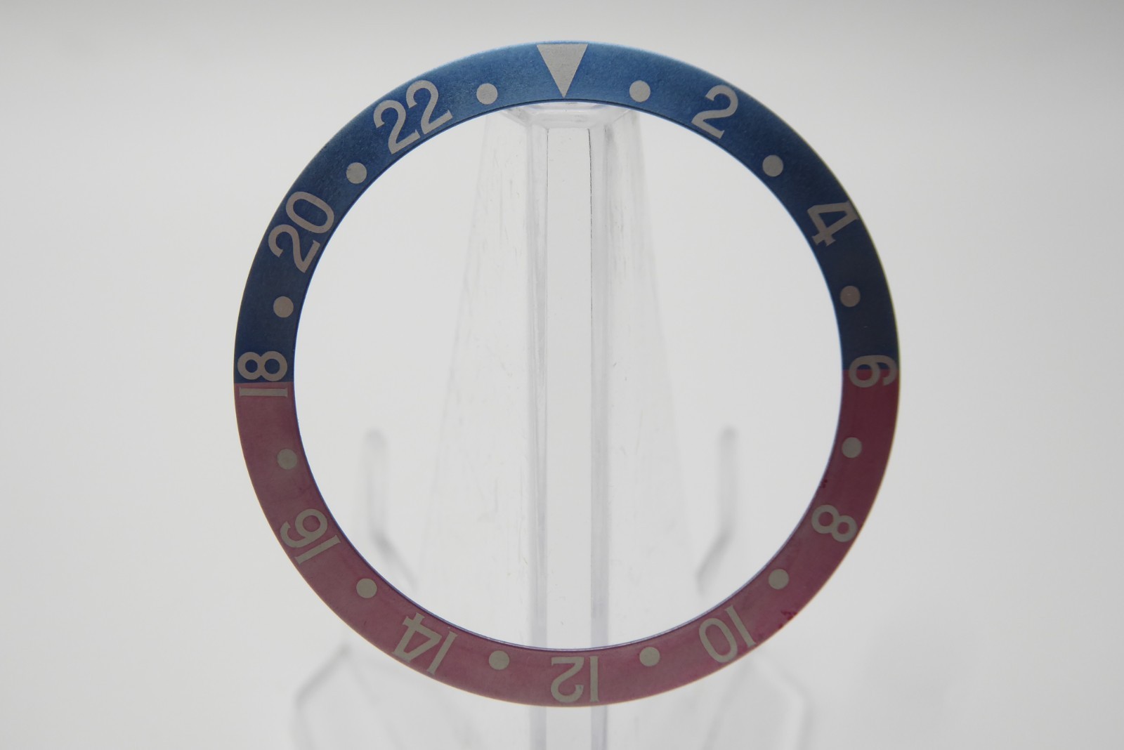 Rolex GMT Master Pepsi faded serif insert 16710