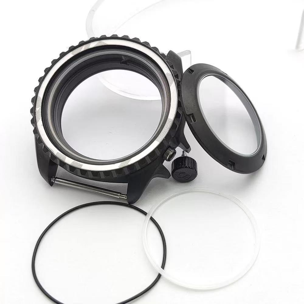 41mm NH35 Watch Case Stainless Steel Sapphire Rotating Bezel 50m Waterproof