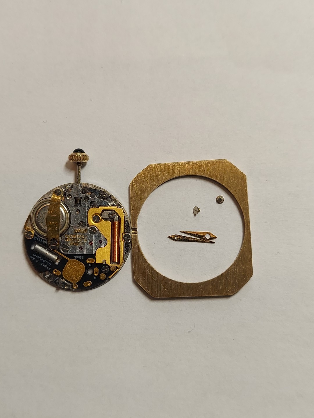 Vacheron Constantin Watch Movement Quartz Cal 1009/39 Mens Swiss 6 Jewels…
