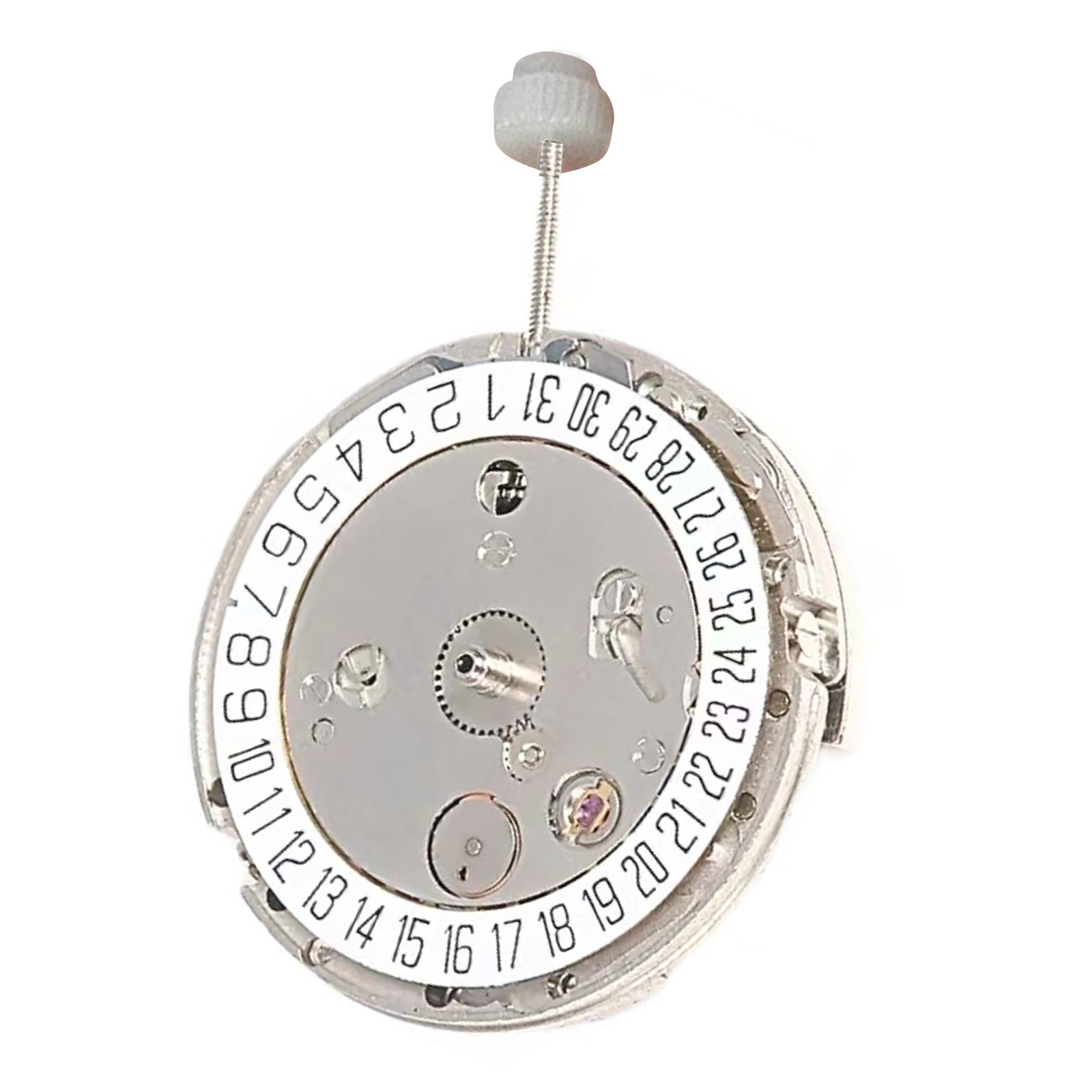 Date @3 21600 Silver Plated 3 Hands Automatic DG4813 Mechanical Movement Parts d