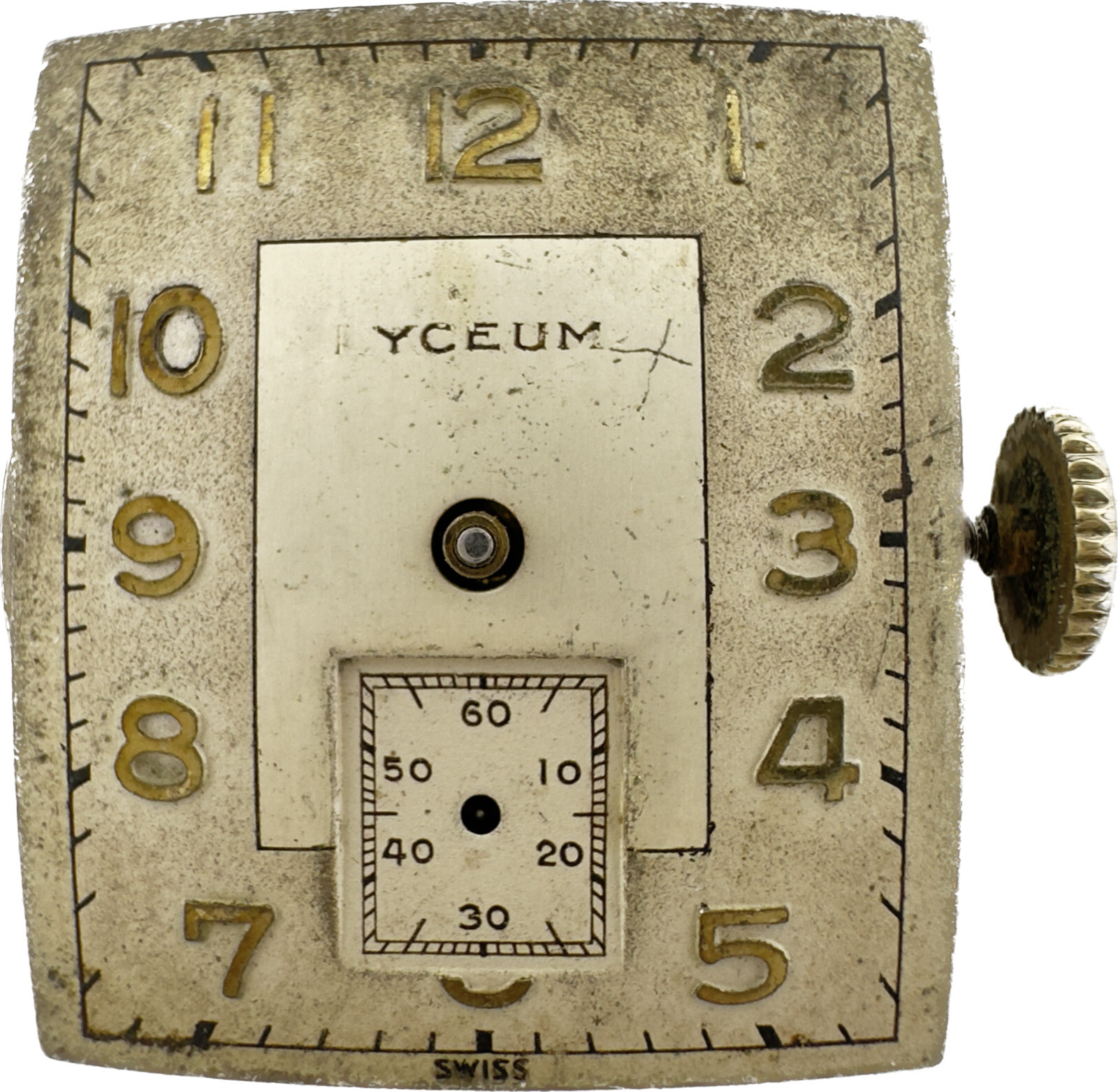 Vintage 19.5mm Lyceum 17 Jewel Mechanical Men’s Wristwatch Movement Caliber 310